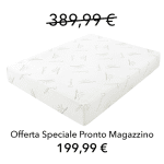 Materasso Hypnos Bamboo Matrimoniale 160 cm, Memory 5 cm, 9 zone portanza differenziata.