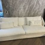 DIVANO VERLAIN 3 POSTI BIANCO – 225 x 96 x 75 cm