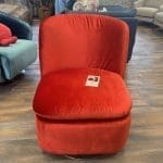 POLTRONA CLIO – VELLUTO ROSSO