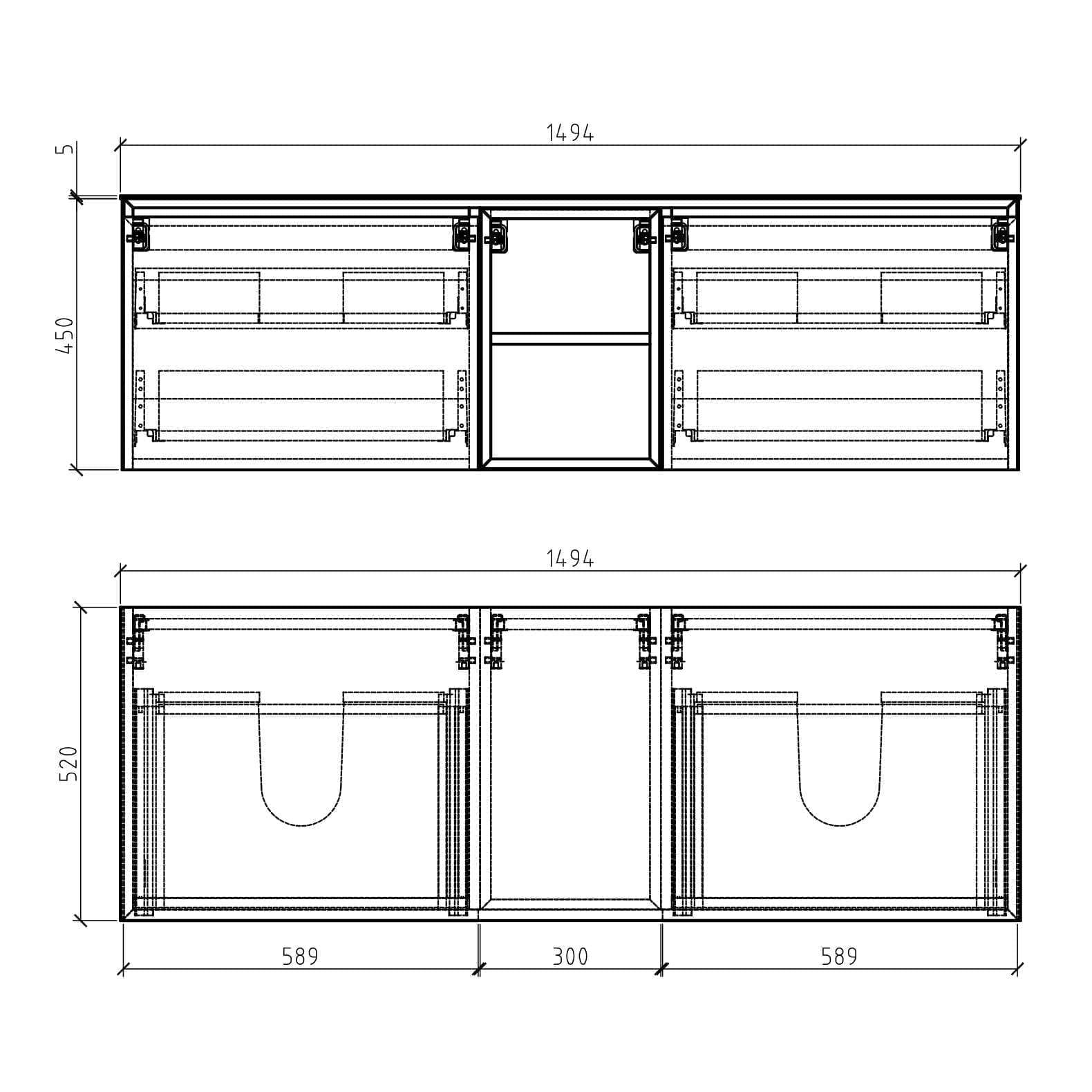 MOBILI DA BAGNO VENEZIA 1500