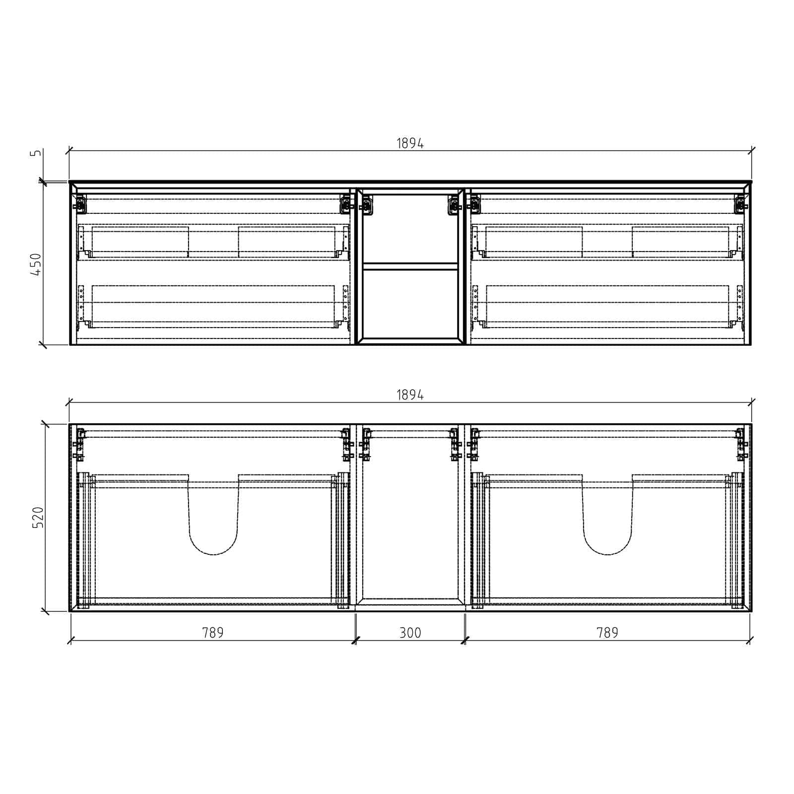 MOBILI DA BAGNO VENEZIA 1900