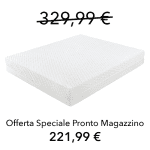 Materasso Morfeo Nanotech una piazza e mezzo 120 cm, Memory 7,3 cm , 3000 molle, 9 zone differenziate.