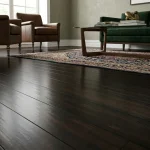 Parquet Prefinito Massello, Bamboo Nero Piallato a Mano