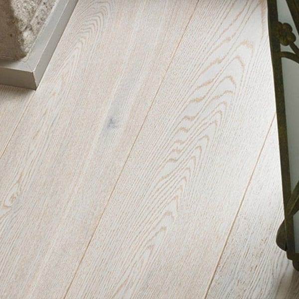PARQUET PREFINITI – Rovere 1 Strip – Light White – Verniciato Bianco – Spazzolato
