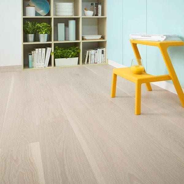 PARQUET PREFINITI – Rovere 1 Strip – Light White – Verniciato Bianco – Spazzolato