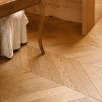 PARQUET SPINA FRANCESE – ROVERE 2 STRATI – TAGLIO 45°