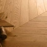 PARQUET SPINA FRANCESE – ROVERE 2 STRATI – TAGLIO 45°