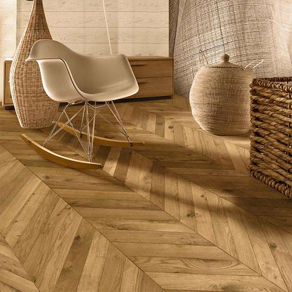 PARQUET SPINA FRANCESE – ROVERE 2 STRATI – TAGLIO 45°