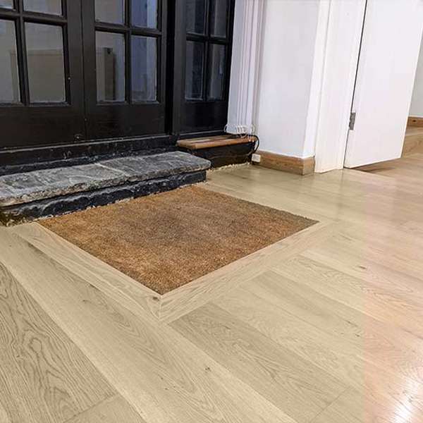 PARQUET PREFINITI – Rovere 1 Strip – Light White – Verniciato Bianco – Spazzolato – Stock residuo: 12 mq – Offerta: € 342,72