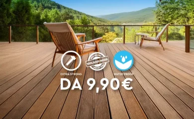 Pavimenti in Legno Per Esterni Decking da 9,90 €