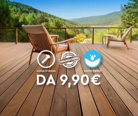 Pavimenti in Legno Per Esterni Decking da 9,90 €