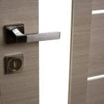 Porta Scorrevole Cortex 3D Latte Line con Vetro