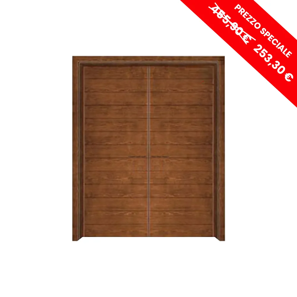 Porta Legno Massello Genius Wenge 2 ante