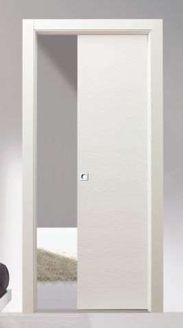 Porta Scorrevole Laminato Marea White Ash