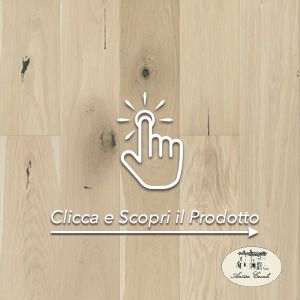 PARQUET PREFINITI – Rovere 1 Strip – Crema – Verniciato Opaco – Spazzolato