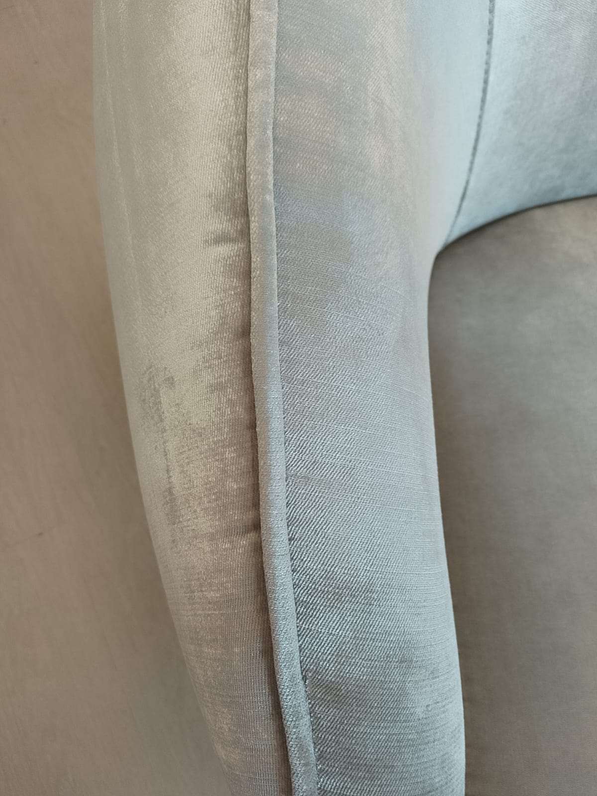 POLTRONA FANNY – VELLUTO GRIGIO