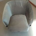 POLTRONA FANNY – VELLUTO GRIGIO