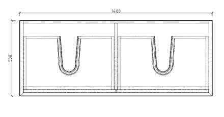 MOBILI DA BAGNO EVA 1400