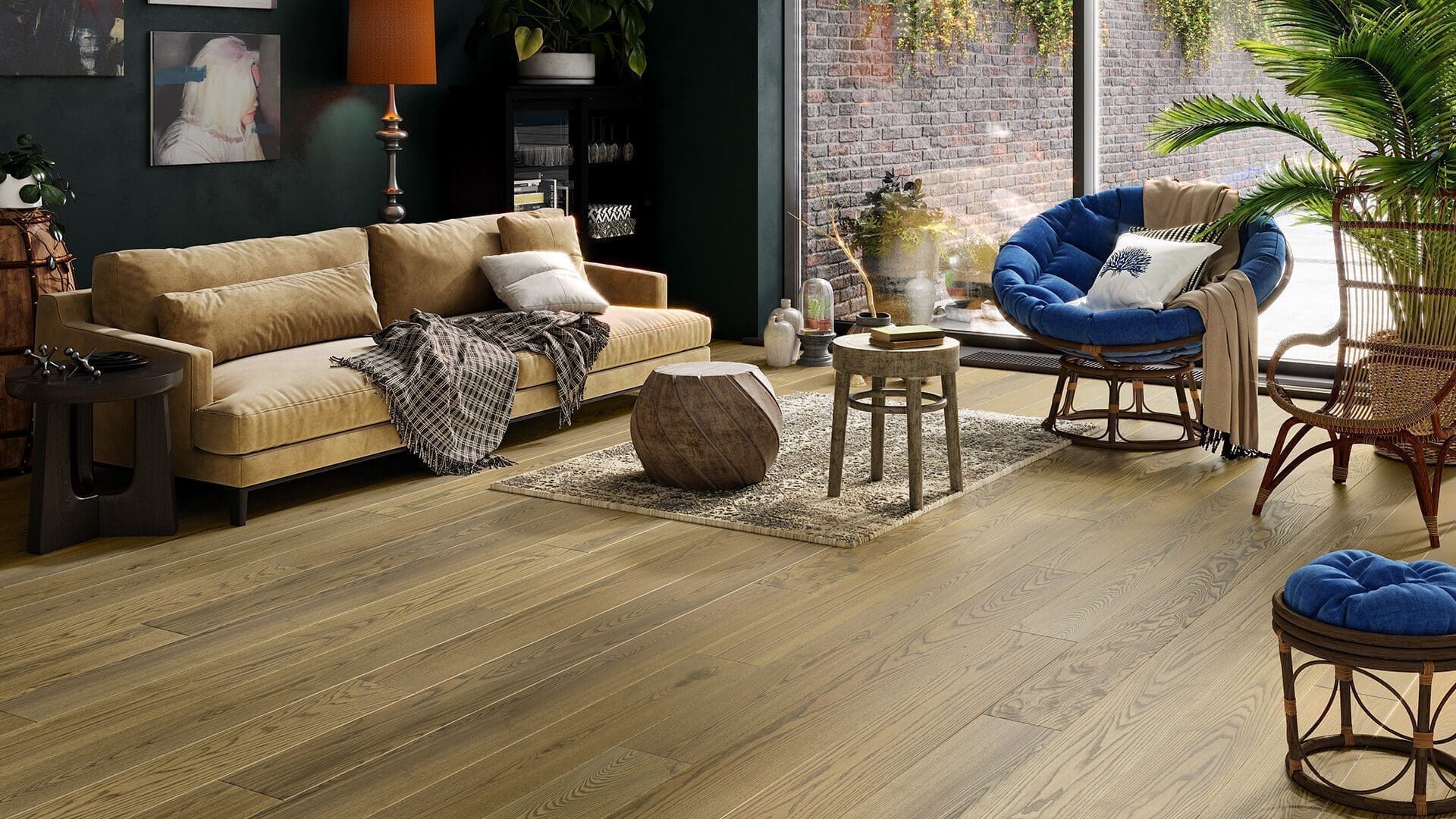 PARQUET PREFINITI – Rovere 1 Strip – Bassano – Noce Fumè – Spazzolato