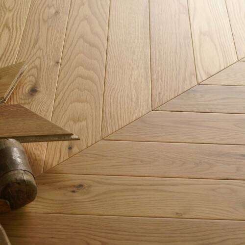 PARQUET MAXI SPINA FRANCESE – Rovere 1 Strip Jumbo – Spina Francese – Olio Cerata