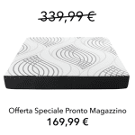Materasso Hypnos Bio-Cotone, una piazza e mezzo 120 cm, Memory 5 cm, 9 zone portanza differenziata.