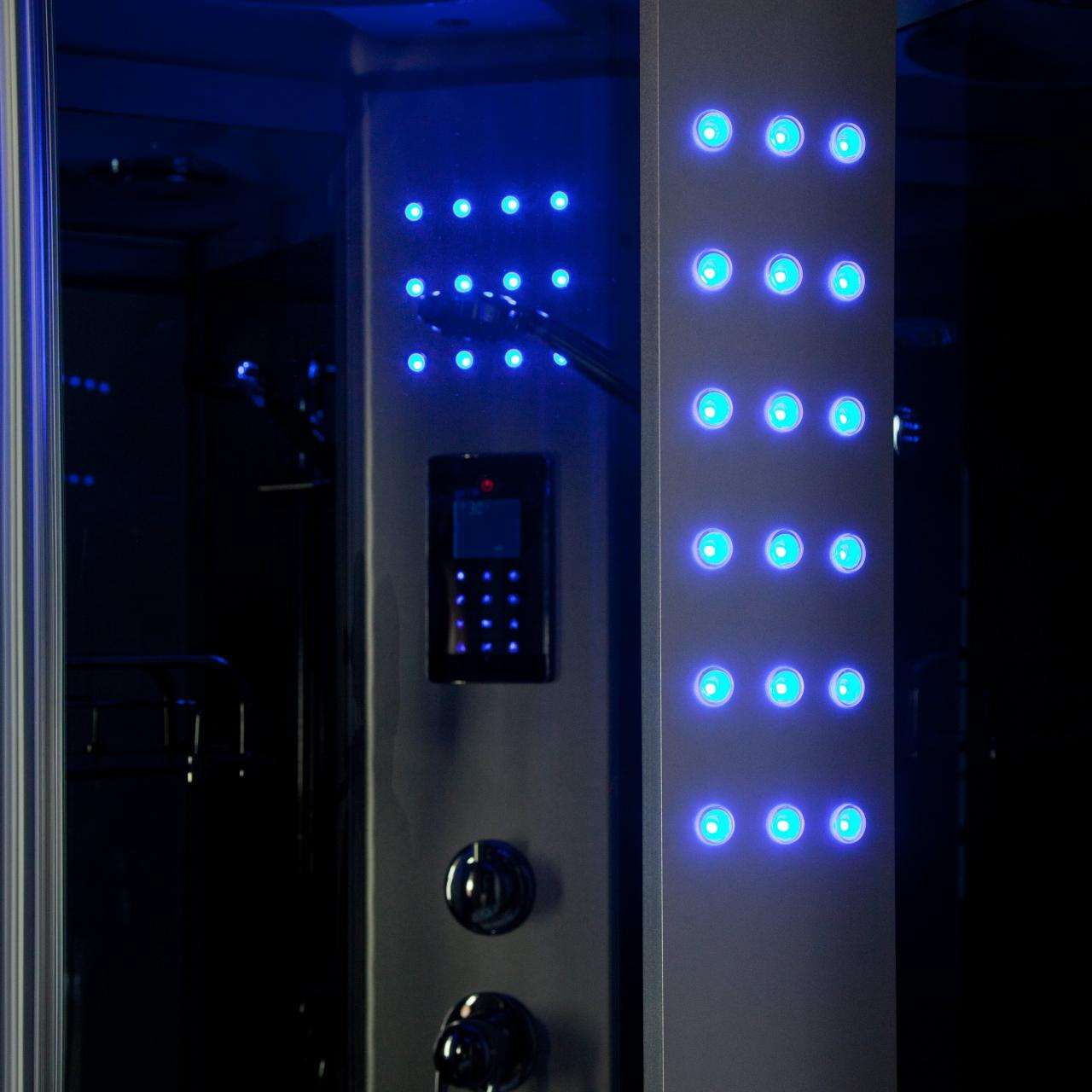 Doccia Eden con Vaporizzatore – 90 x 90 x h 210 cm / 80 x 80 x h 210cm