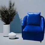 POLTRONA MARISA – VELLUTO BLU NOTTE