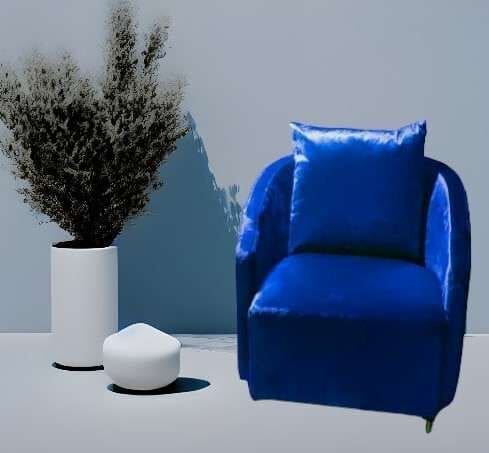 POLTRONA MARISA – VELLUTO BLU NOTTE