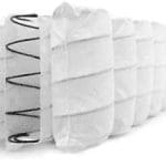 Materasso Morfeo Nanotech Breezy, Singolo 80 cm, Memory 7,3 cm,3000 Molle, 9 zone portanza differenziata