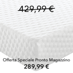 Materasso Emily Nanotech Matrimoniale 160 cm, Memory 7,3 cm, 9 zone portanza differenziata.