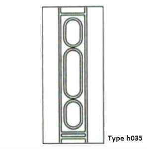 Pannello di rivestimento per blindo in HDF rivestiti on pellicola Renolit, ideale per esterni