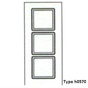 Pannello di rivestimento per blindo in HDF rivestiti on pellicola Renolit, ideale per esterni