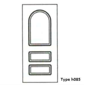 Pannello di rivestimento per blindo in HDF rivestiti on pellicola Renolit, ideale per esterni