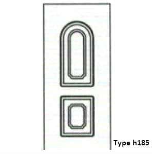 Pannello di rivestimento per blindo in HDF rivestiti on pellicola Renolit, ideale per esterni