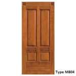Pannello di rivestimento per blindo in legno massello con bugne
