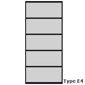 Pannello di rivestimento per blindo in compensato marino con inserti in alluminio satinato, ideale per esterni