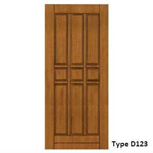 Pannello di rivestimento per blindo pantografati in legno a fibre parallele e m.d.f. idrofugo laccato, ideale per esterni