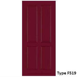 Pannello di rivestimento per blindo pantografato in legno a fibre parallele e pannelli in m.d.f. laccati, ideale per esterni