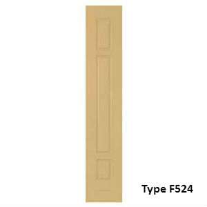 Pannello di rivestimento per blindo pantografato in legno a fibre parallele e pannelli in m.d.f. laccati, ideale per esterni