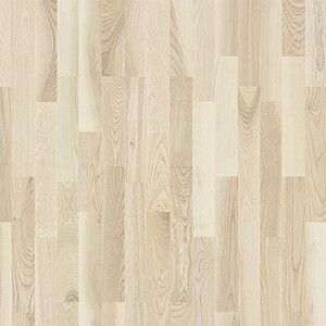 PARQUET PREFINITI – Frassino 3 Strip – Verniciato Opaco Bianco