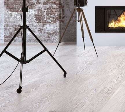 Parquet Legno Prefinito-Rovere Spazzolato-Listone Grande Panna Cotta