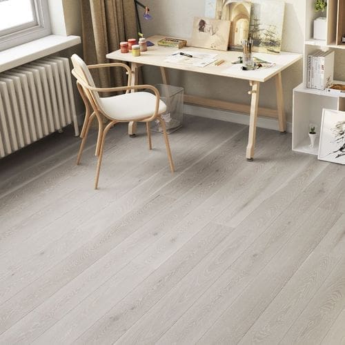 PARQUET PREFINITI – Rovere 1 Strip – Light White – Verniciato Bianco – Spazzolato