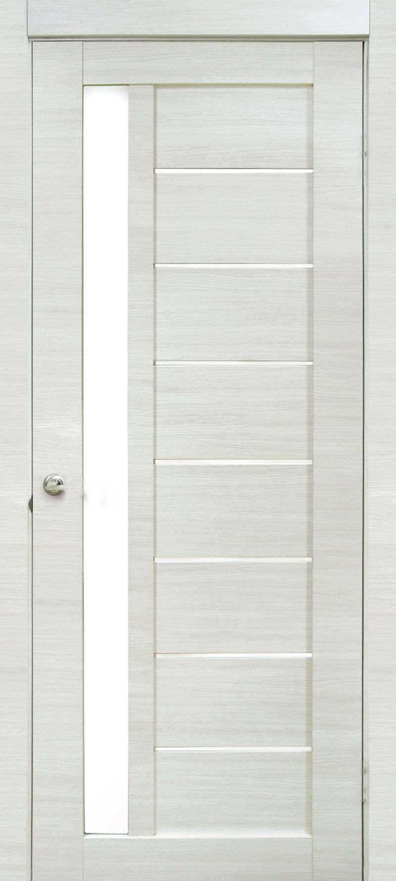 Porta Scorrevole Cortex 3D Bianco Line con Vetro