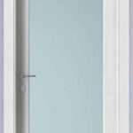 Porta Battente Laminato Ginestra con Vetro