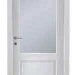 Porta Battente Laminato Rodi Luna con Vetro