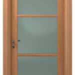 Porta Scorrevole Vega Legno Massello con Vetro