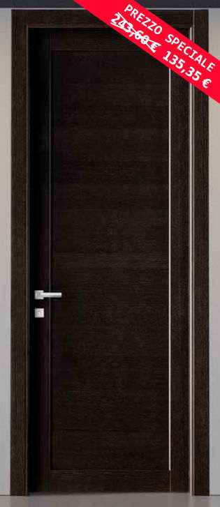 Porta Legno Massello Genius Wenge