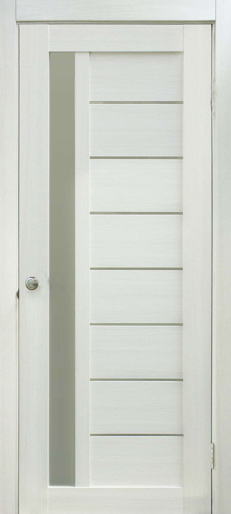 Porta Scorrevole Cortex 3D Latte Line con Vetro