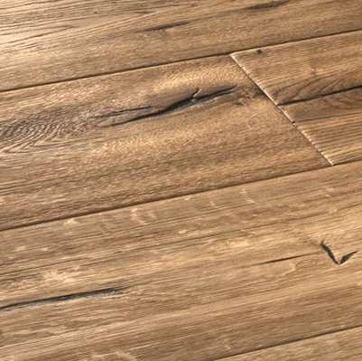 Parquet Legno Prefinito, Rovere, Massello Plancia Unica, Spazzolato, Olio Cerato 6 mani + 1 di finitura, 15x120x400-1200 mm, Selezione: Natura