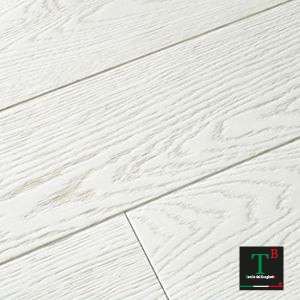 PARQUET PREFINITI – LEGNO ROVERE TOTAL WHITE – LISTONE GRANDE
